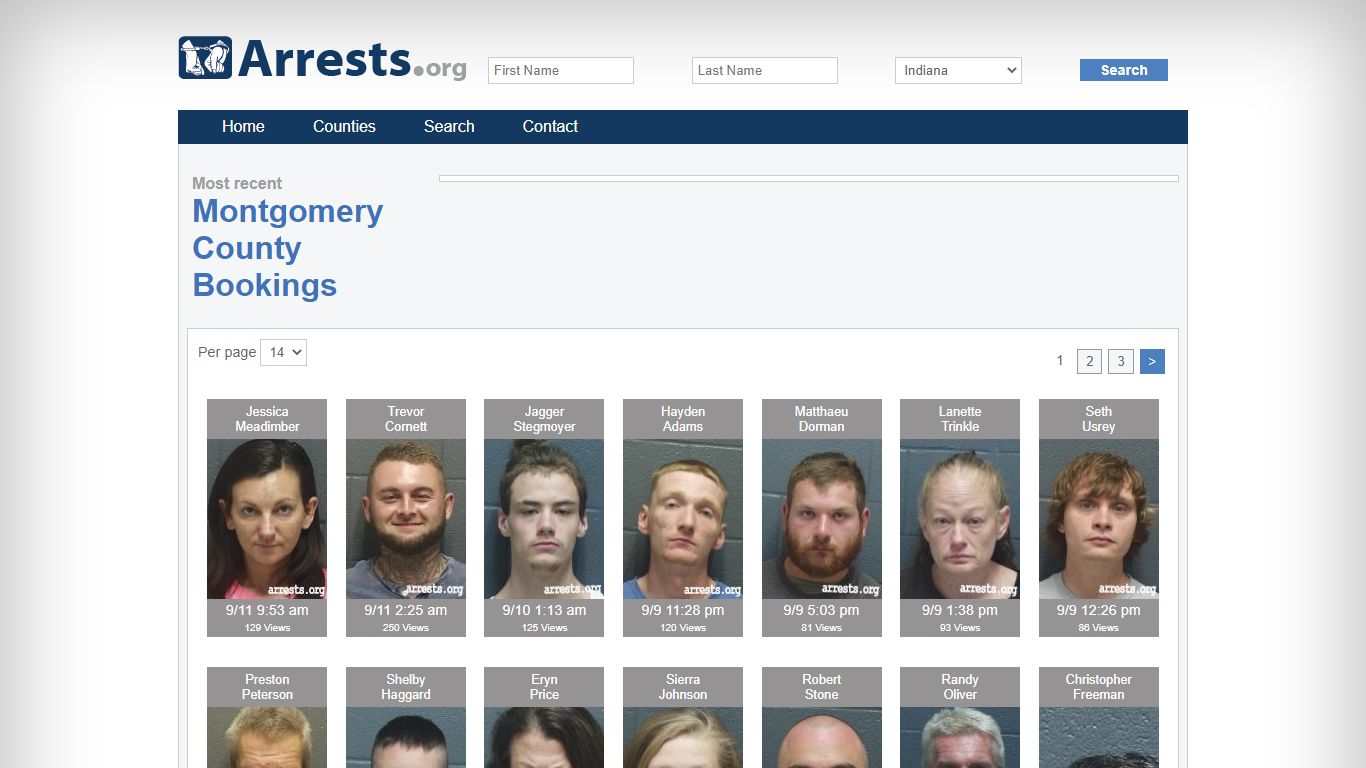 Montgomery County Arrests and Inmate Search